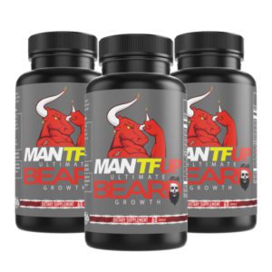 ManTfup beard 3 packs bottle